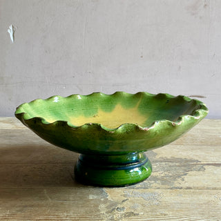 Antique French Ceramic Fruit Bowl