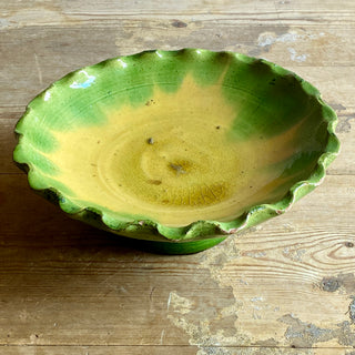 Antique French Ceramic Fruit Bowl
