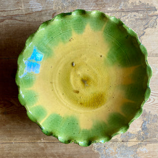 Antique French Ceramic Fruit Bowl