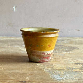 Antique French Kitchen Pot For Plants