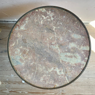 Antique French Marble Topped Bistro Table