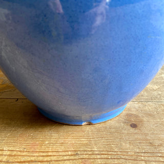 Antique French Blue Glazed Martres-Tolosane Confit Pot