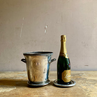 Champagne Ice Cooler With Bottle Coasters