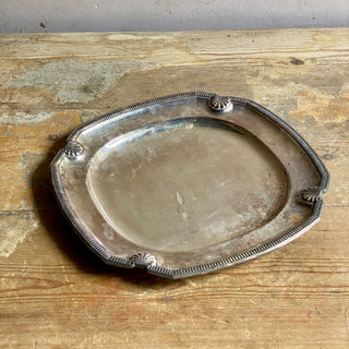 Antique French Silver Plated Serving Platter