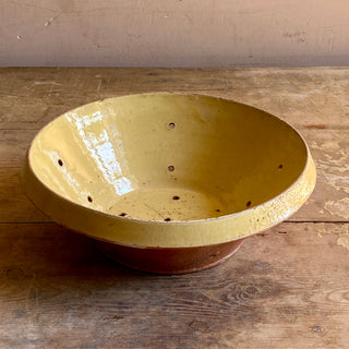 Antique Glazed Terracotta Strainer