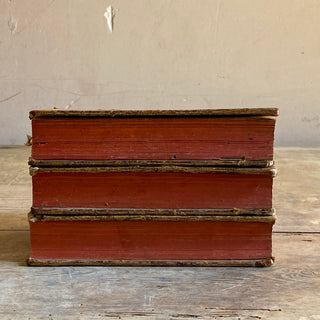 Trio of Antique French Books - Dated 1739