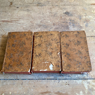 Trio of Antique French Books - Dated 1739