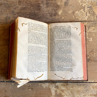 Trio of Antique French Books - Dated 1739