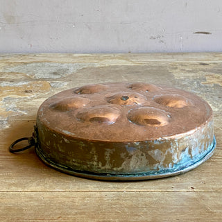 Antique French Copper Egg Poacher