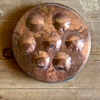Antique French Copper Egg Poacher