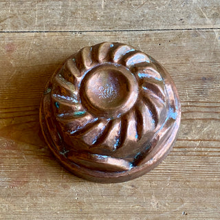 Antique French Copper Jelly Mould