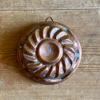 Antique French Copper Jelly Mould