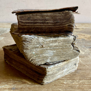 Trio of Antique French Books - Dated 1578 & 1644