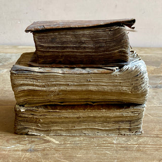 Trio of Antique French Books - Dated 1578 & 1644