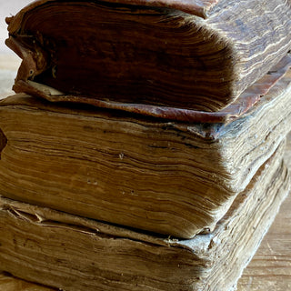 Trio of Antique French Books - Dated 1578 & 1644