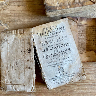 Trio of Antique French Books - Dated 1578 & 1644