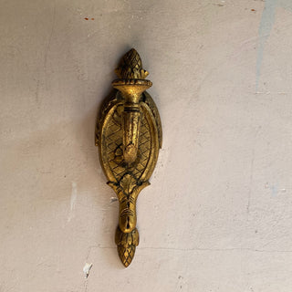 Pair Of Wooden Candle Wall Sconces