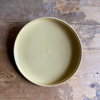 ANTIQUE FRENCH YELLOW SARREGUEMINES TERRINE