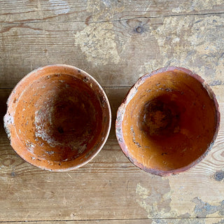 Pair Of Handmade Resin Pots