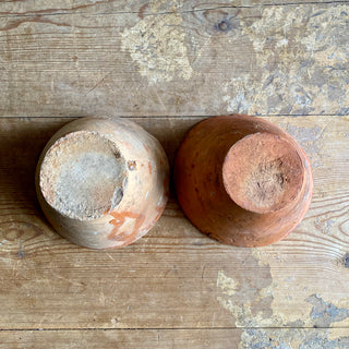 Pair Of Handmade Resin Pots