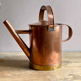 Antique French Copper And Brass Watering Can