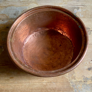 French Antique Copper Basin