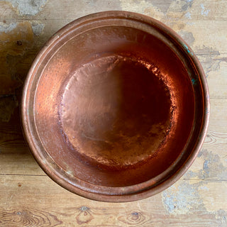 French Antique Copper Basin