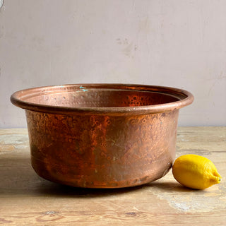 French Antique Copper Basin