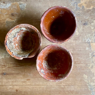 Trio Of Handmade Resin Pots