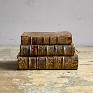 Trio of Antique French Books - Dated 1715, 1736 & 1783