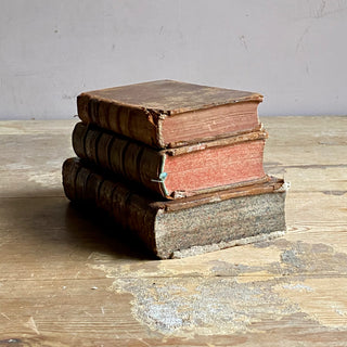 Trio of Antique French Books - Dated 1715, 1736 & 1783