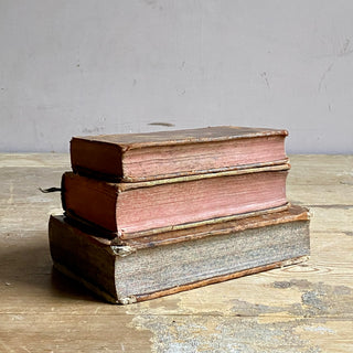 Trio of Antique French Books - Dated 1715, 1736 & 1783