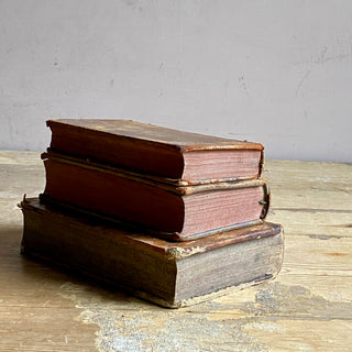 Trio of Antique French Books - Dated 1715, 1736 & 1783