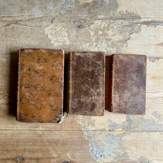 Trio of Antique French Books - Dated 1715, 1736 & 1783