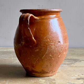 Antique French Glazed Confit Pot