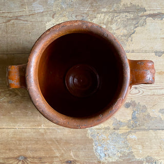 Antique French Glazed Confit Pot