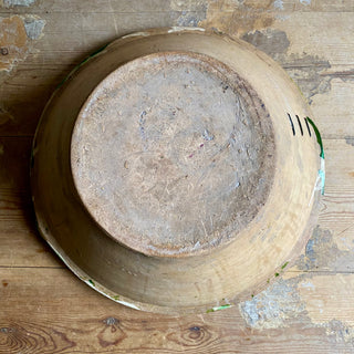 Large Antique Green Tian Bowl