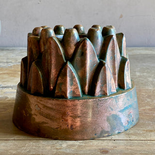 Antique French Copper Jelly Mould