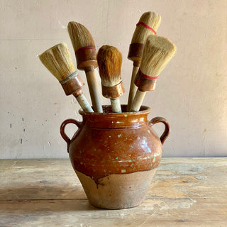 Five Large Vintage French Brushes