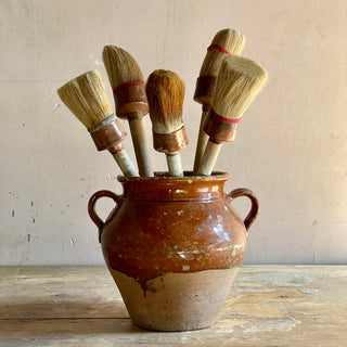 Five Large Vintage French Brushes