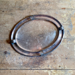 French Silver Plated Serving Tray