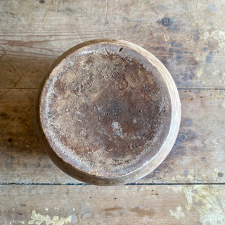 Antique Burnt Orange Glazed Confit Pot