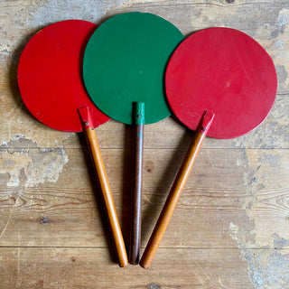 Vintage Transport Green & Red Signals