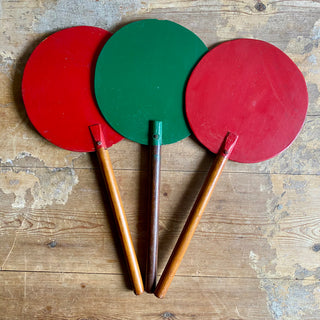 Vintage Transport Green & Red Signals