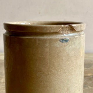 Antique French Glazed Felix Potin Confiture (Jam) Pot