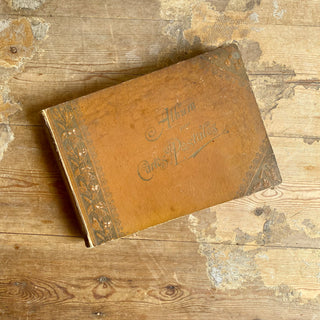 Antique French Postcard Album
