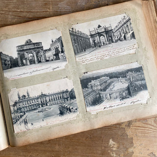 Antique French Postcard Album