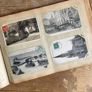 Antique French Postcard Album