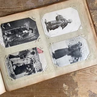 Antique French Postcard Album