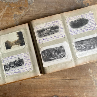 Antique French Postcard Album